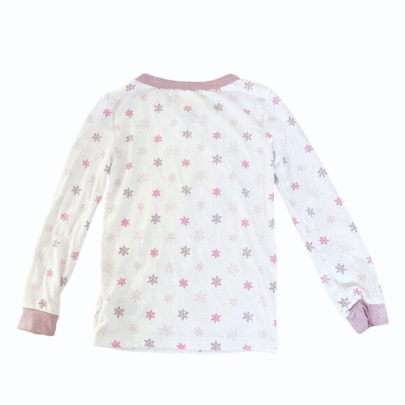 Milkberry Toddler‎ 3T Girl Bamboo Pajama Bundle 2 Sets + Socks Pink Snowman Dots - Picture 3 of 11